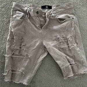 JD Distressed Tan Men's Shorts